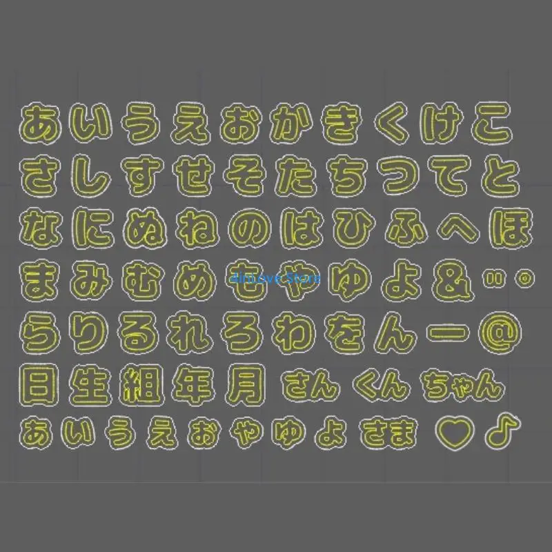 T4MD Japanese Words Silicone Mould DIY Art Carving Mold Epoxy Resin Mold Jewelry