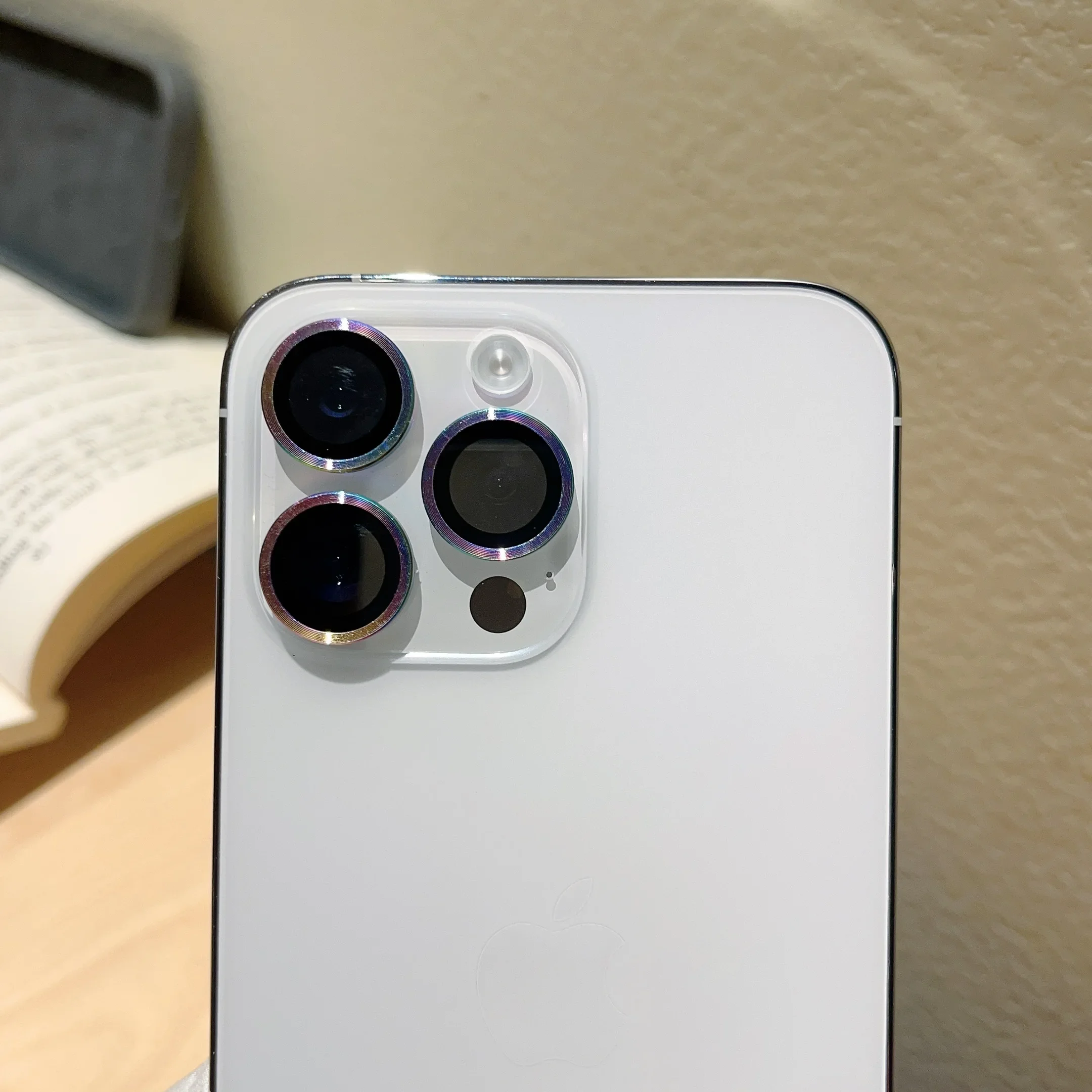 Protecteur d'anneau d'objectif, Film en verre trempé 9H pour IPhone 16 15 14 Plus 13 12 11 Pro Max, couvercle de protection d'objectif complet, 2-3 pièces