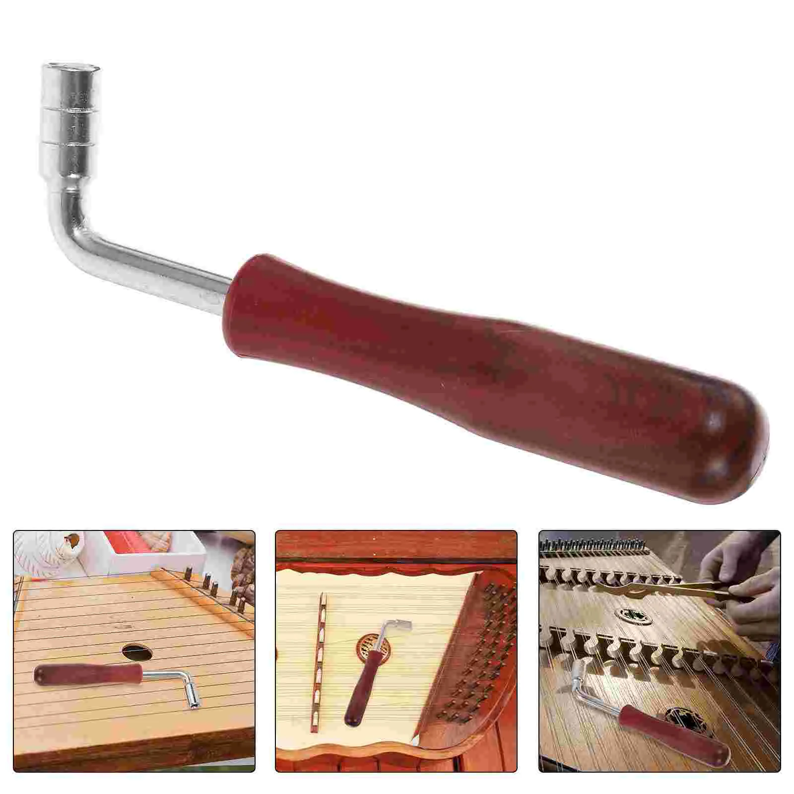 

Wrench Tool Guzheng Piano Adjustable Stainless Steel Electric Music Instrument Tuning