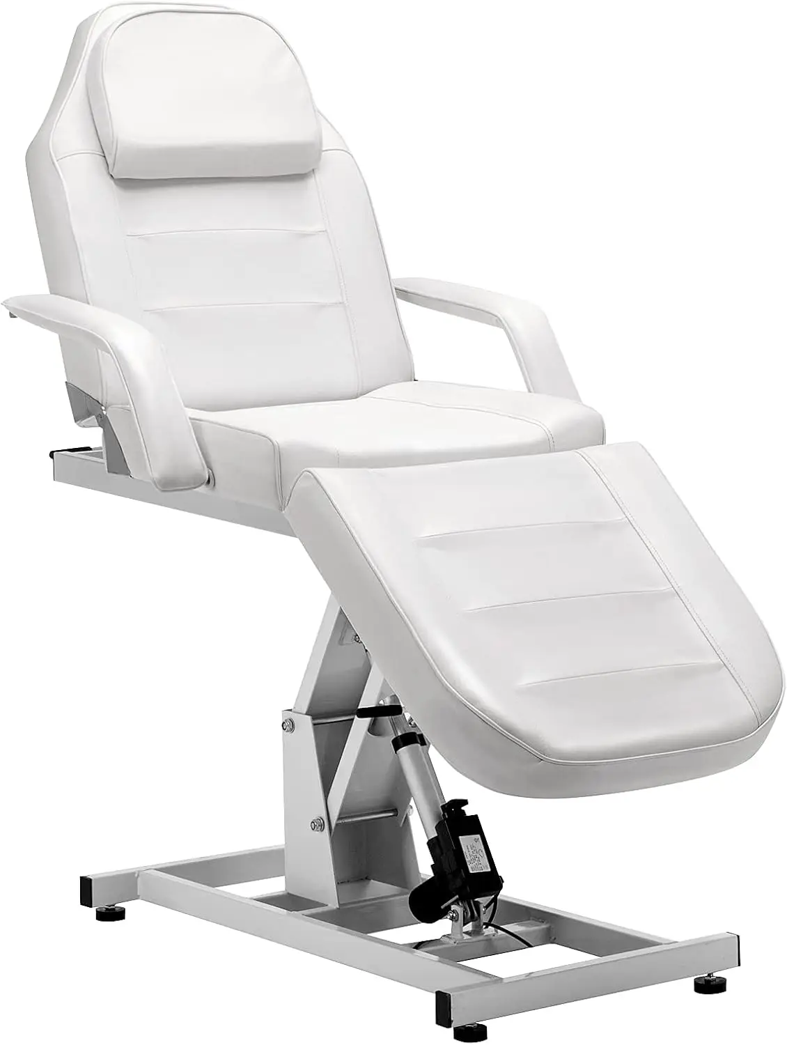 

Salon Spa Massage Bed Tattoo Chair Facial Adjustable Table Beauty Equipment 0100 (White)
