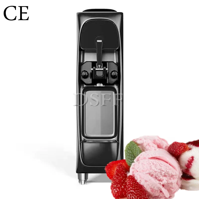 

Small Desktop Single Flavor Soft Ice Cream Machine Multifunctional Frozen Yogurt Machine