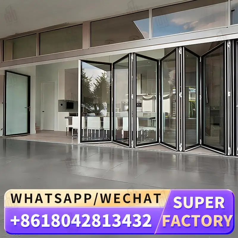 

Customizable Factorymade Multi functional Folding Windows Door for European Office Spaces Windows Foldable door