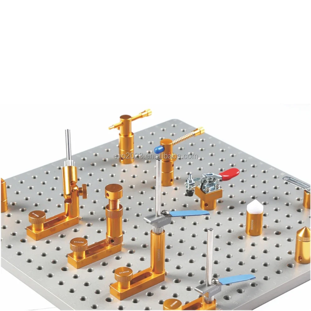 CMM 98pc Fixtures Kits fix the workpiece on the Coordinate Measurement Machine