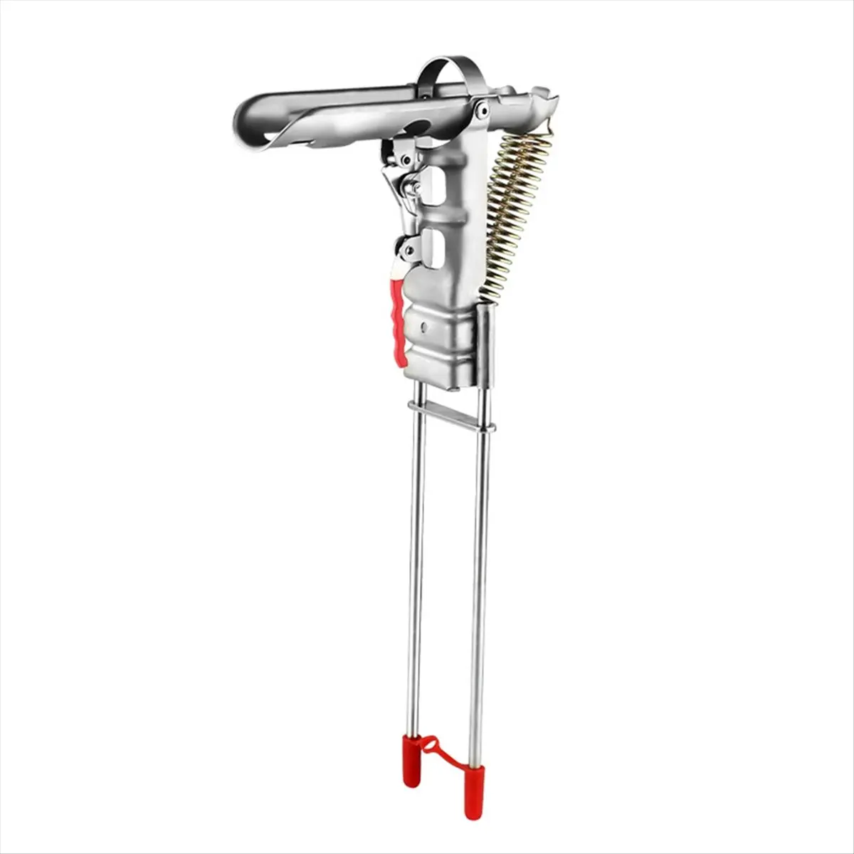 ABPF Fishing Rod Ground Holder Base Downhill Automatic Cane Support Stand Fish Pole Folding Holder for Lakes Pond Fishing view 3