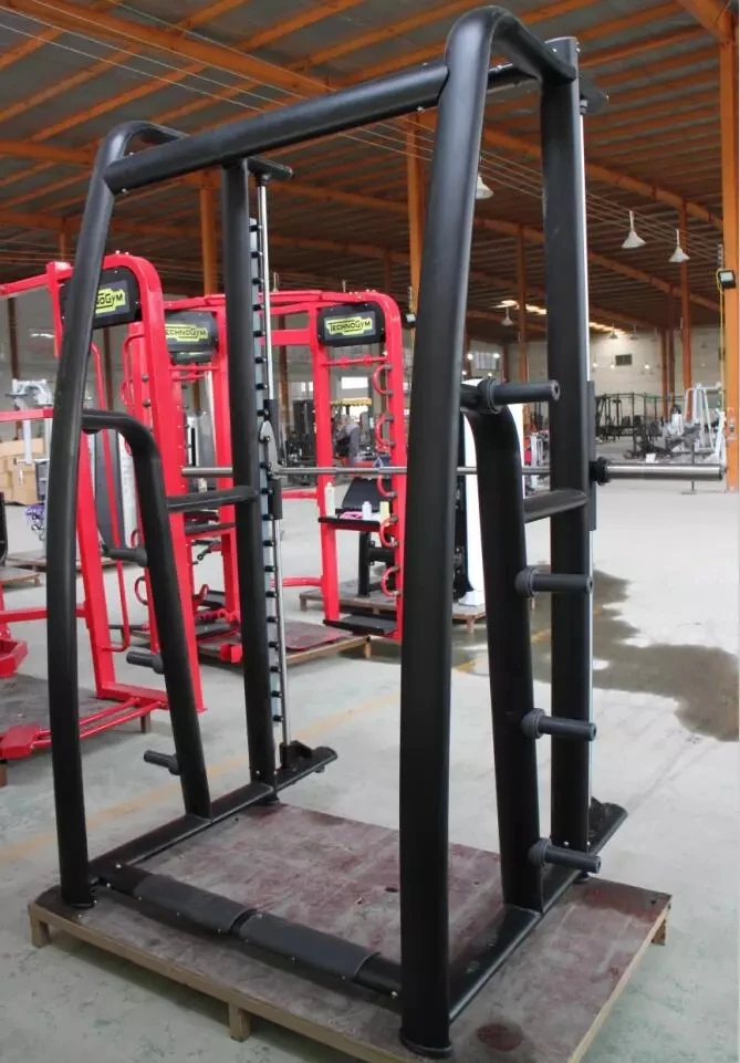 سميث آلة متعددة الوظائف الرياضة المنزل اللياقة البدنية معدات الصالة الرياضية قفص المنزل وصالة الألعاب الرياضية متعددة الطاقة قابل للتعديل القرفصاء الرف #5