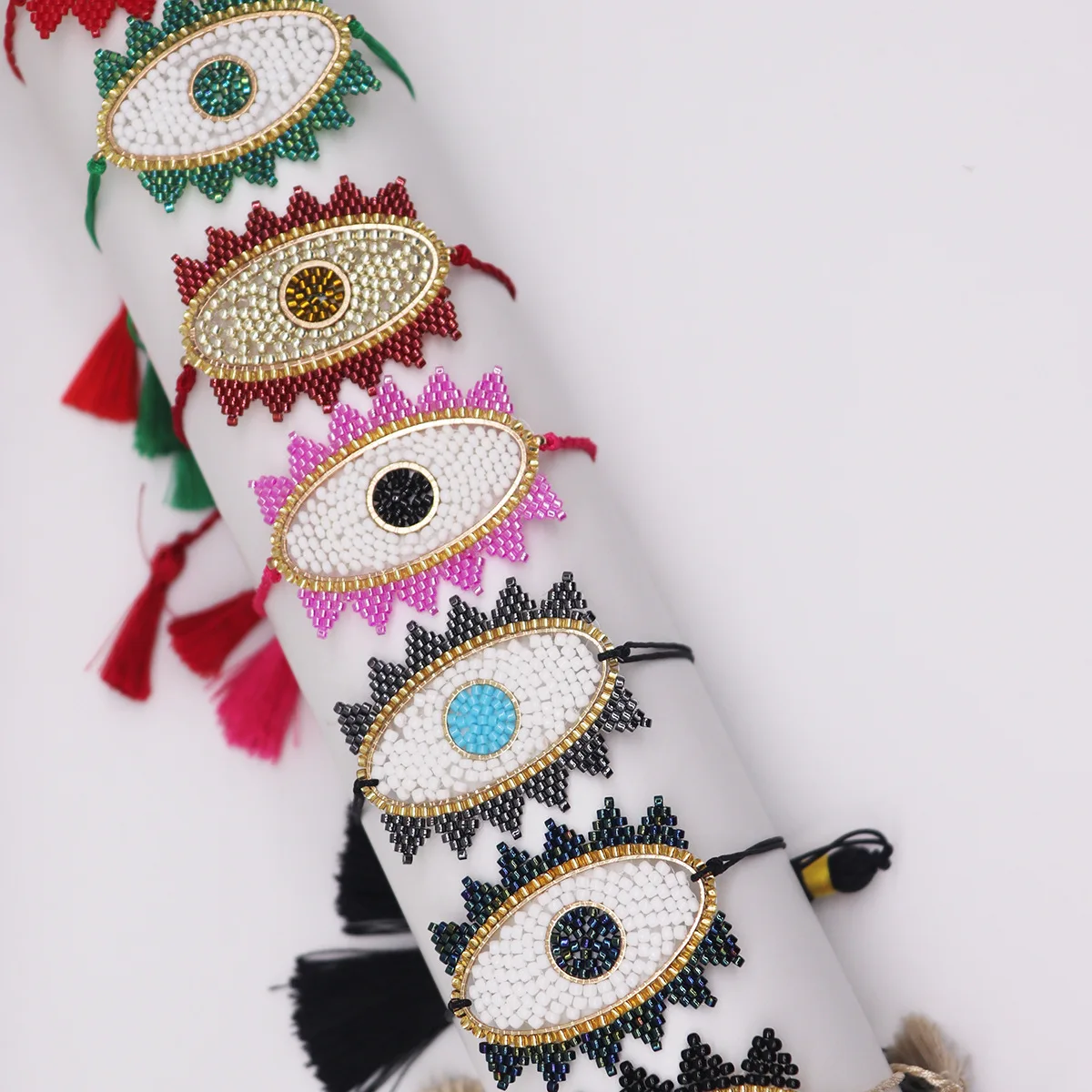 Ethnic Style Beaded Bracelet INS Bohemian Style Devil's Eye Handmade Miyuki Bracelet