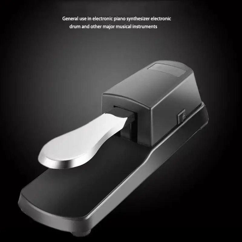 Sustain Pedal With Polarity Switch For MIDI Keyboard Synth Digital Pianos Electric Piano Drum Musical Instrument Accessories