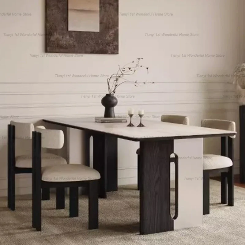 

Modern Slabs Japanese Style Dining Tables High-end SimplicityRestaurant Dining Tables Kitchen Dining Tables Bordservice HBDT