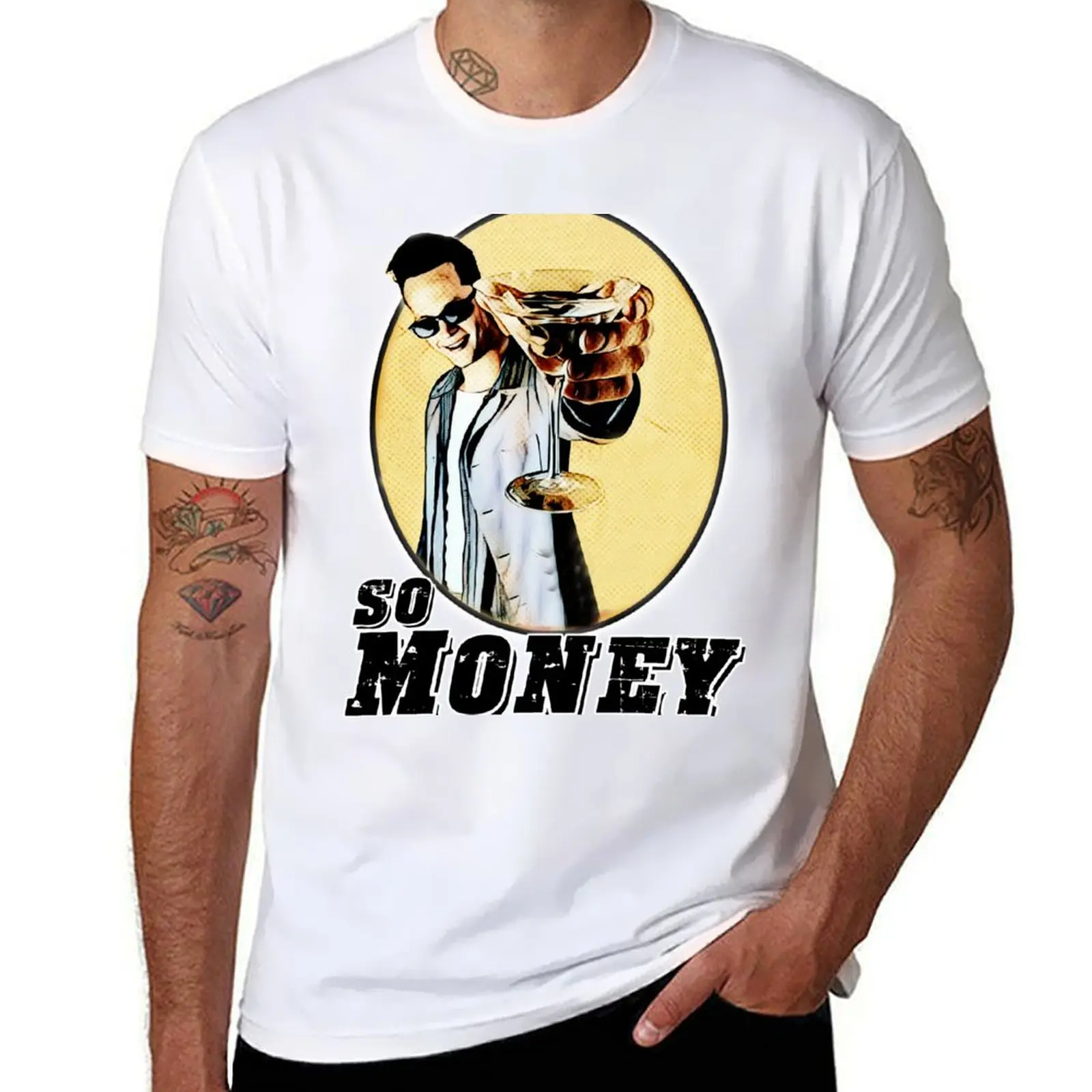 

So Money T-Shirt summer top blue lock t shirts for men pack