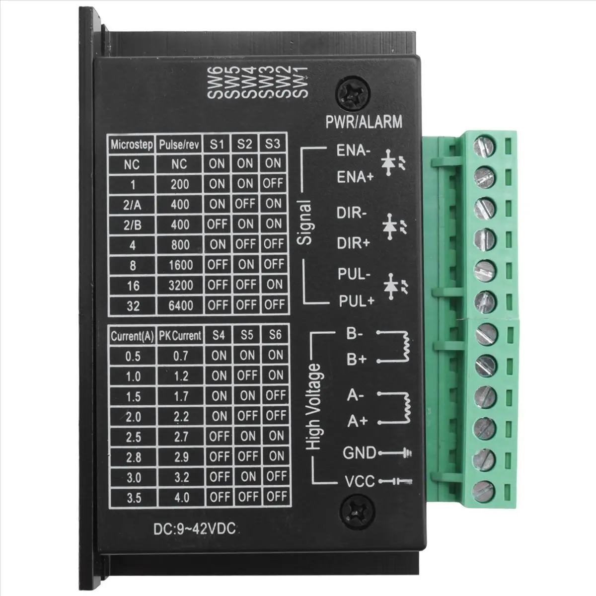 GTS Stepper Motor Driver TB6600 Upgrade Nema 23 Nema17 4A DC9-42V for NEMA23 Motor CNC Router Controller for 3D Printer