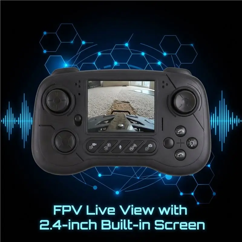 FPV Camera 2.4G RC Car LCD Remote Real Time Transmission High-Speed Off-Road Racing Car Voice Chat Toy For Kids Adults