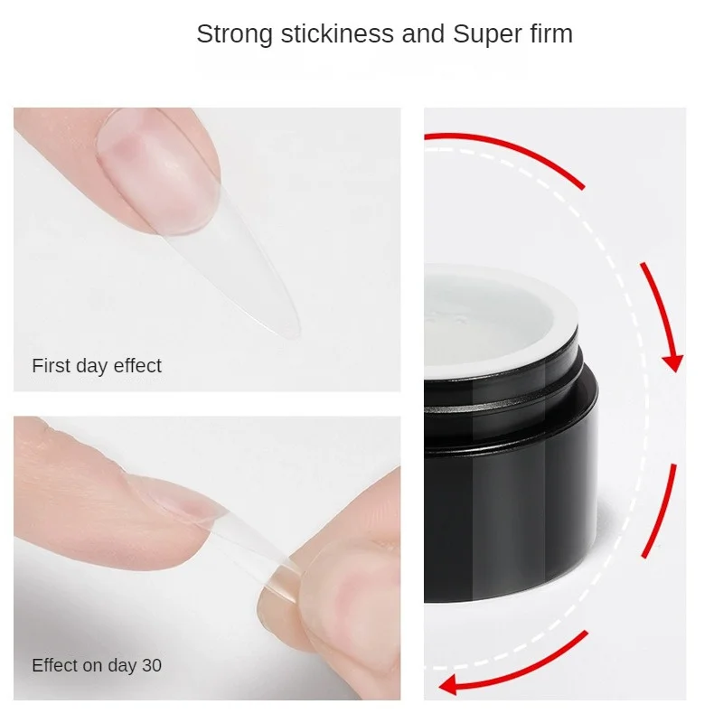 High Transparency Adhesive Lasting Safe Nail Maintenance Gel Manicure Very Strong Quick Salon-level Results Repair Nail Glue