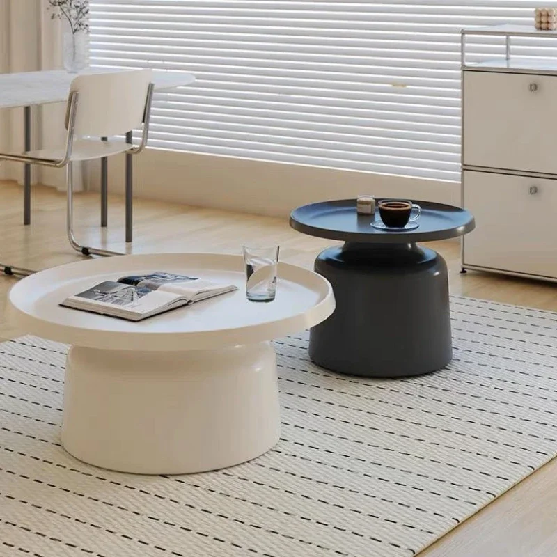 

Designer Modern Luxury Coffee Table Trau Designer Small Round Coffee Table Minimalist White Mesas De Centro Furniture For Home