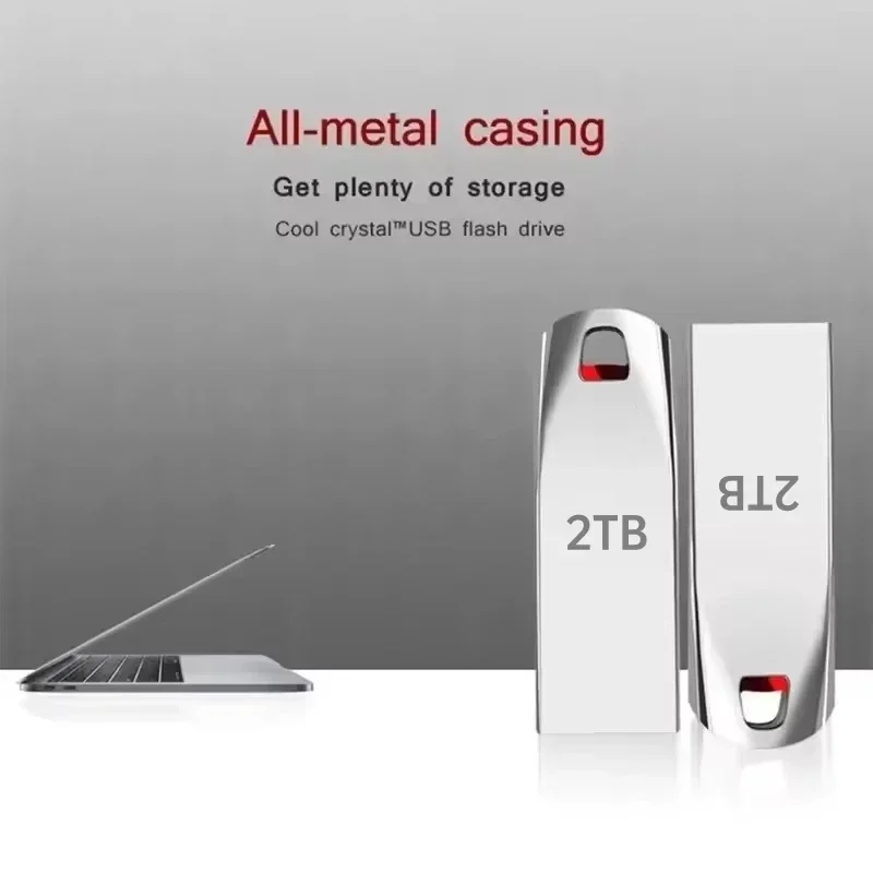 샤오미 USB 3.0 메탈 플래시 드라이브, 고속 펜드라이브, 휴대용 USB 드라이브, 방수 메모리, USB 플래시 디스크, 2TB, 1TB, 512GB, 256GB