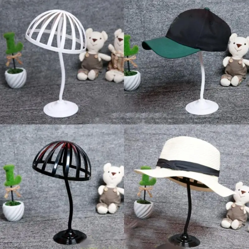 N2UE Freestanding Wigs Hat Storage Display Holder Rack Dryer Stand