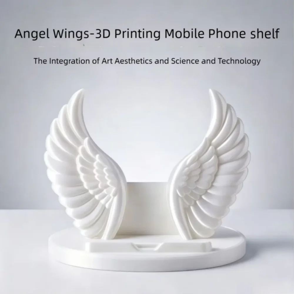 Angel Wings Lazy Phone Stand - Creative Design, Unique Shape, Gift for Desktop, Artwork, Decoration