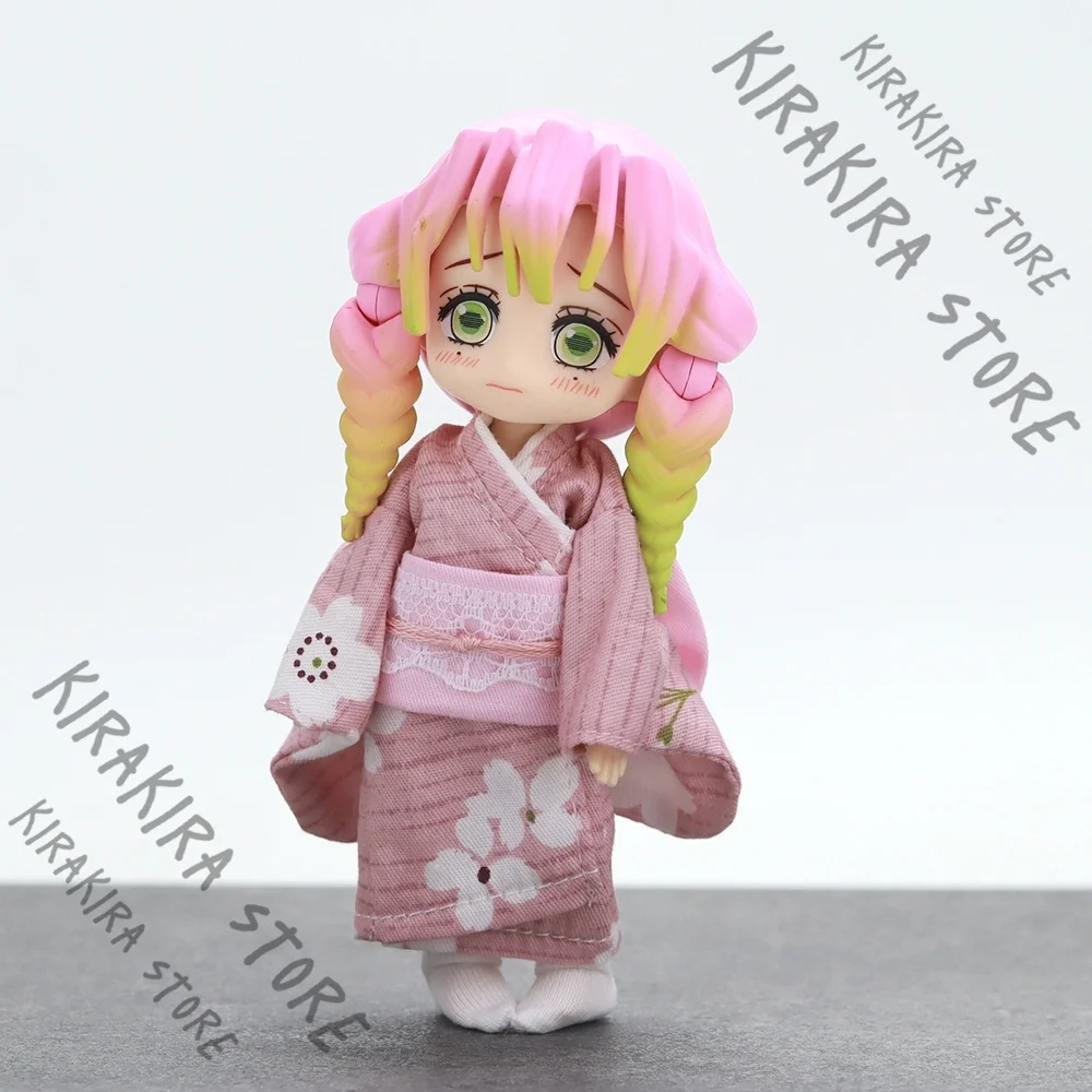 

Demon Slayer Kanroji Mitsuri Талисман Ob11 Фигурка Shinazugawa Sanemi Tokitou Muichirou BJD Модель Комплект Косплей Полный Набор