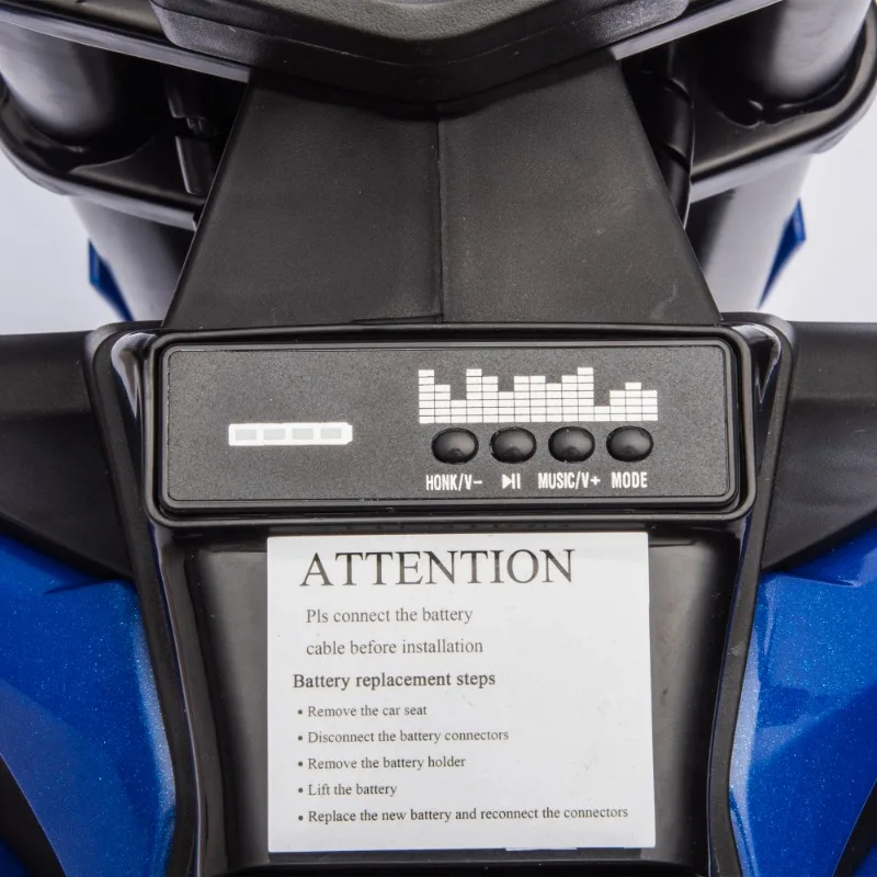 24V dzieci jeżdżą na elektrycznym motocyklu motocrossowym, szybki silnik piasty o mocy 200 W, prędkość 3,11-9,32 MPH dla dzieci w wieku 5-15 lat.