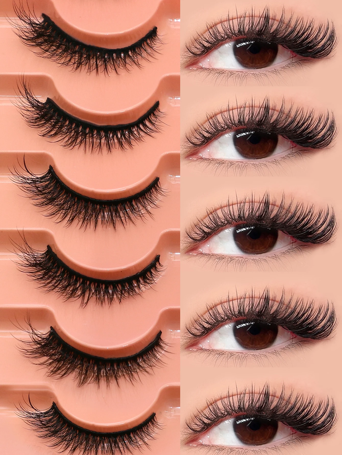 VELTRINAY Sztuczne rzęsy z nor – Eyelash Extension Cat Eye Wispy recenzja i cena