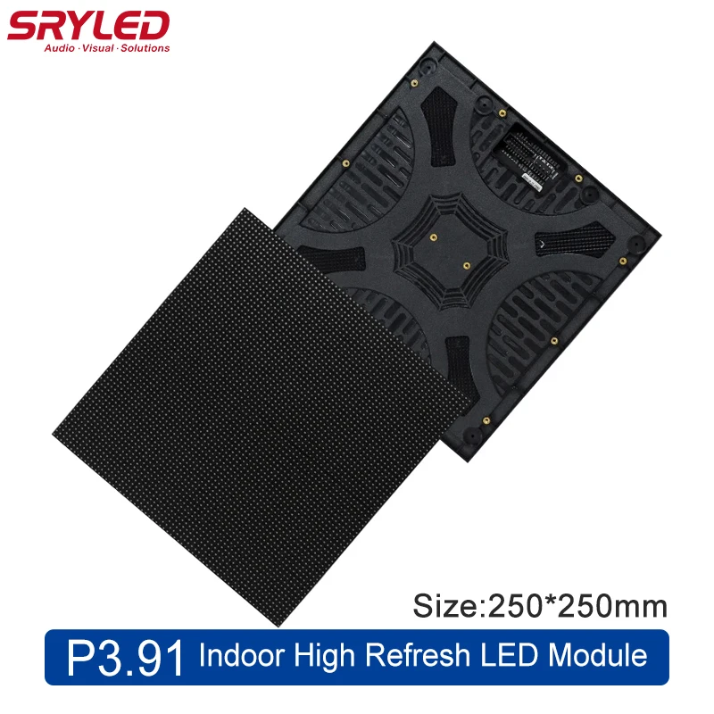 

SRYLED P3.9 LED Board Module Indoor 250×250mm 1/16 Scan High Refresh LED Display Module Full Color