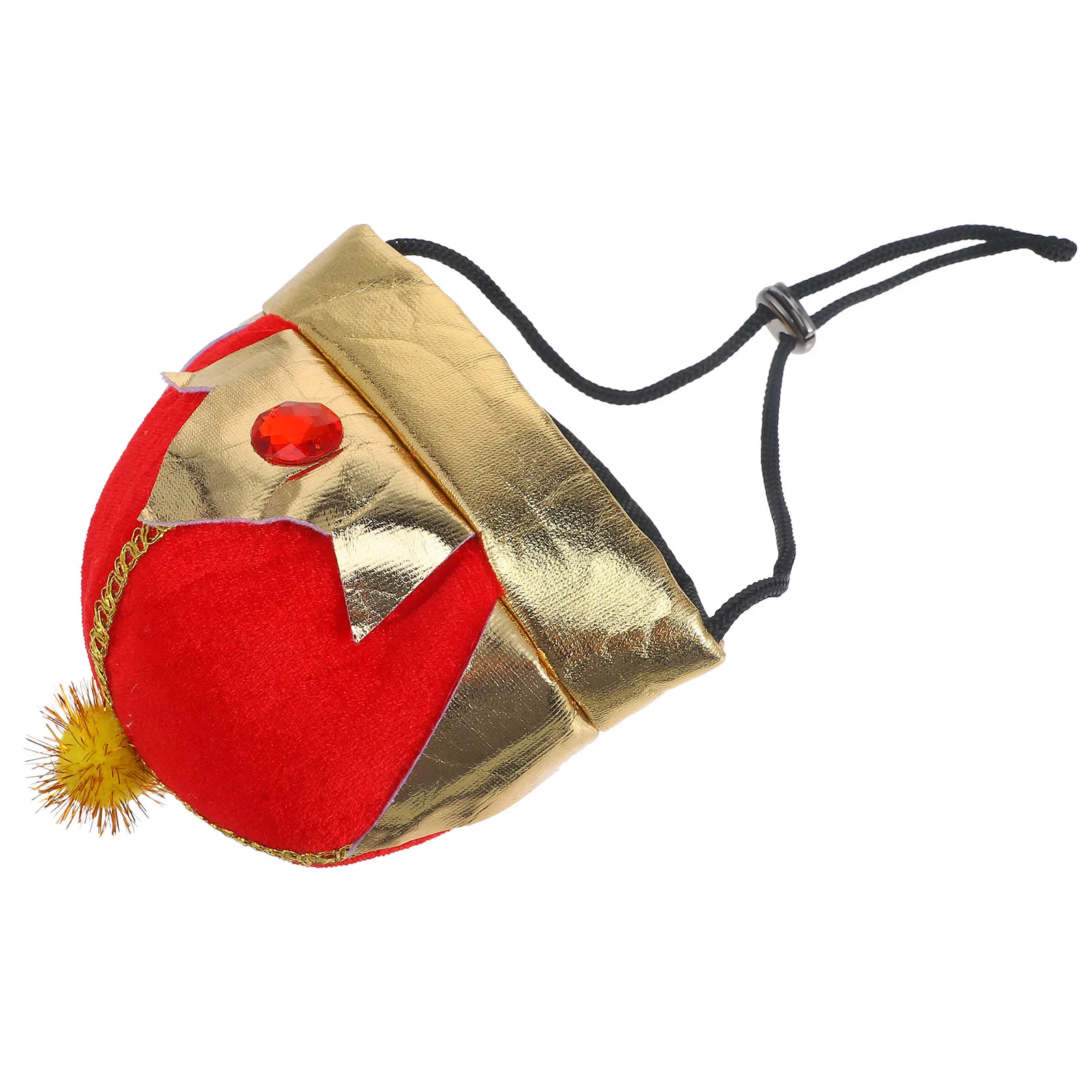 

Hat Crown for Dog Cat Kitten Halloween Party Decorative Headwear Cloth Material Adjustable Rope Birthday Festival Pet
