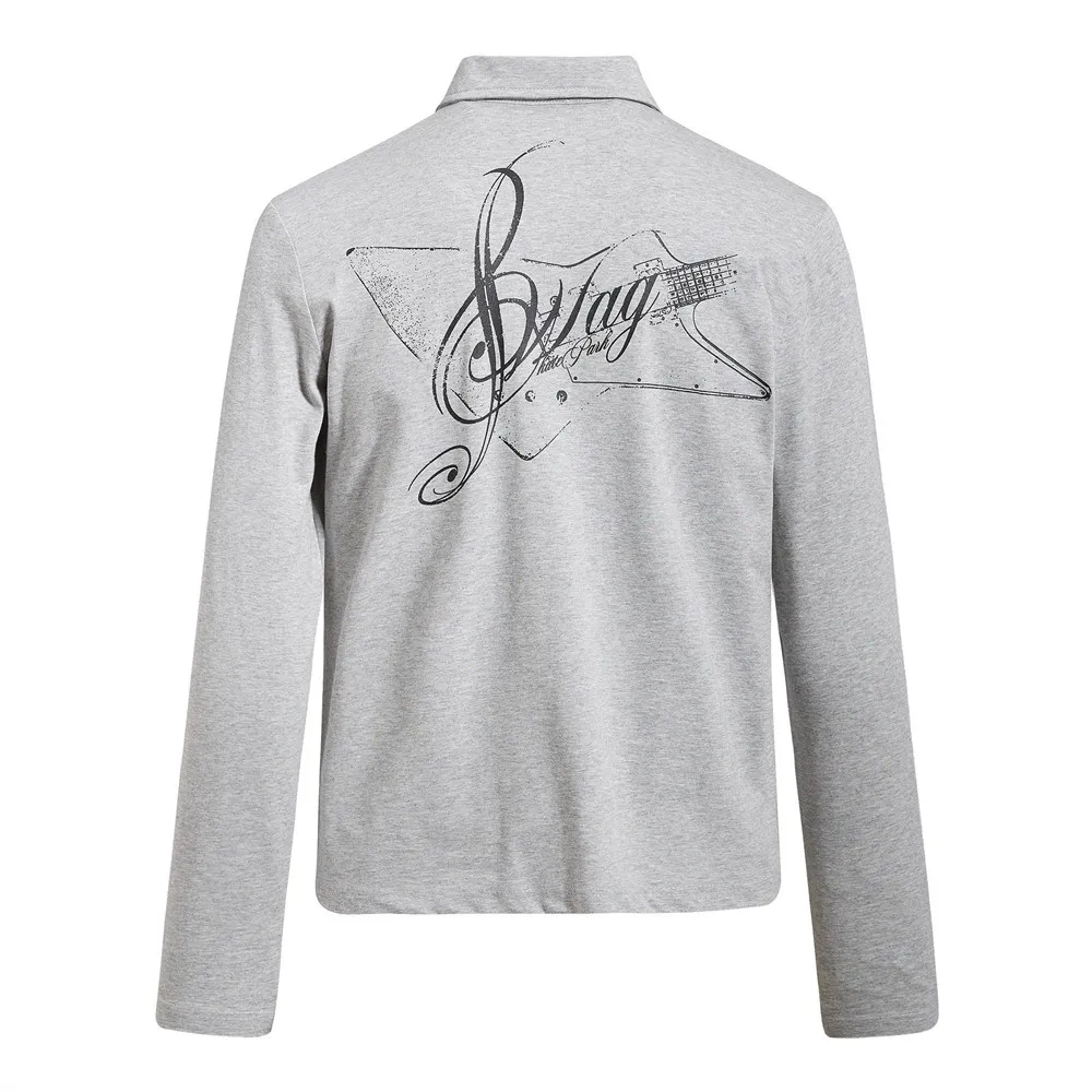 MWJLPWQ American Personalized Patterned Shirt Long-Sleeve Men Trendy Street Graffiti Print Casual Polo Top 2026 Autumn 20194