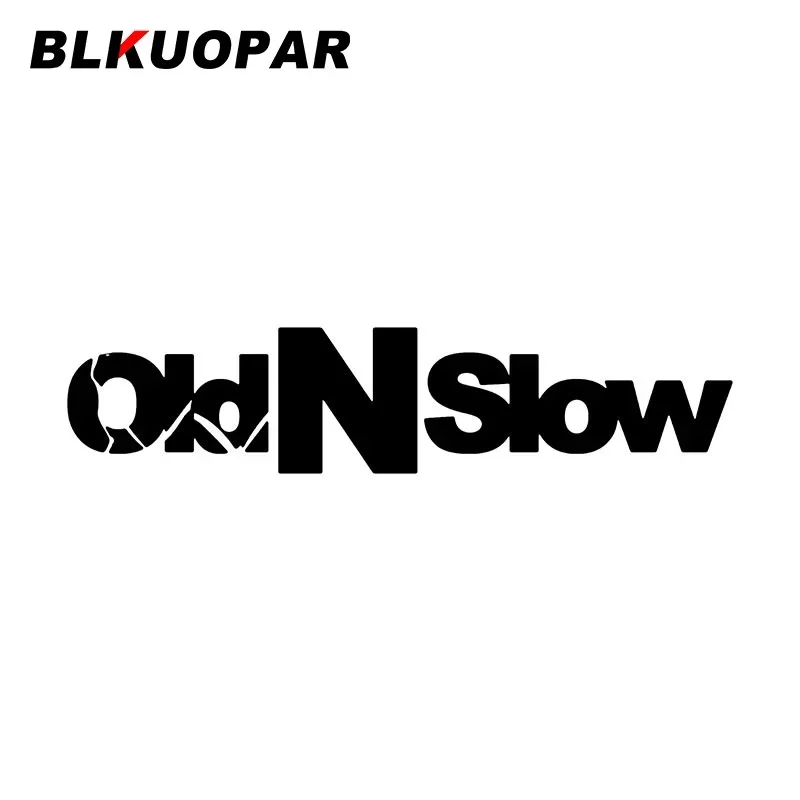 BLKUOPAR Old N ملصقات السيارات البطيئة الليزر فان الفينيل شخصية واقية من الشمس ملصق مائي يموت قطع مقاومة للخدش الوفير ويندوز الرسومات #2
