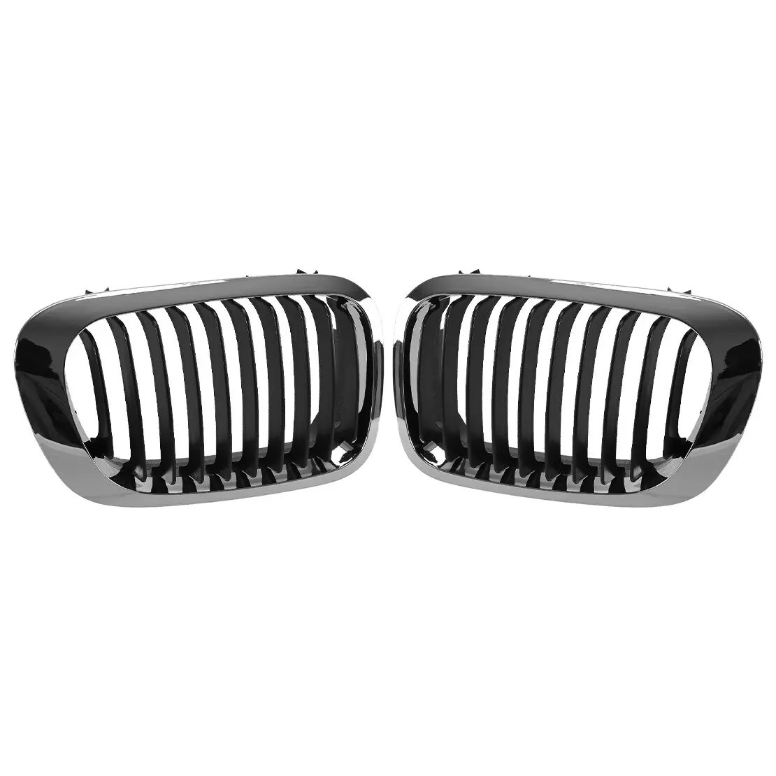 1 Pair Front Bumper Hood Grilles 51138208684 51138208685 Fit for BMW 3 E46 M3 Cabrio Coupe 51138208683 51138208686