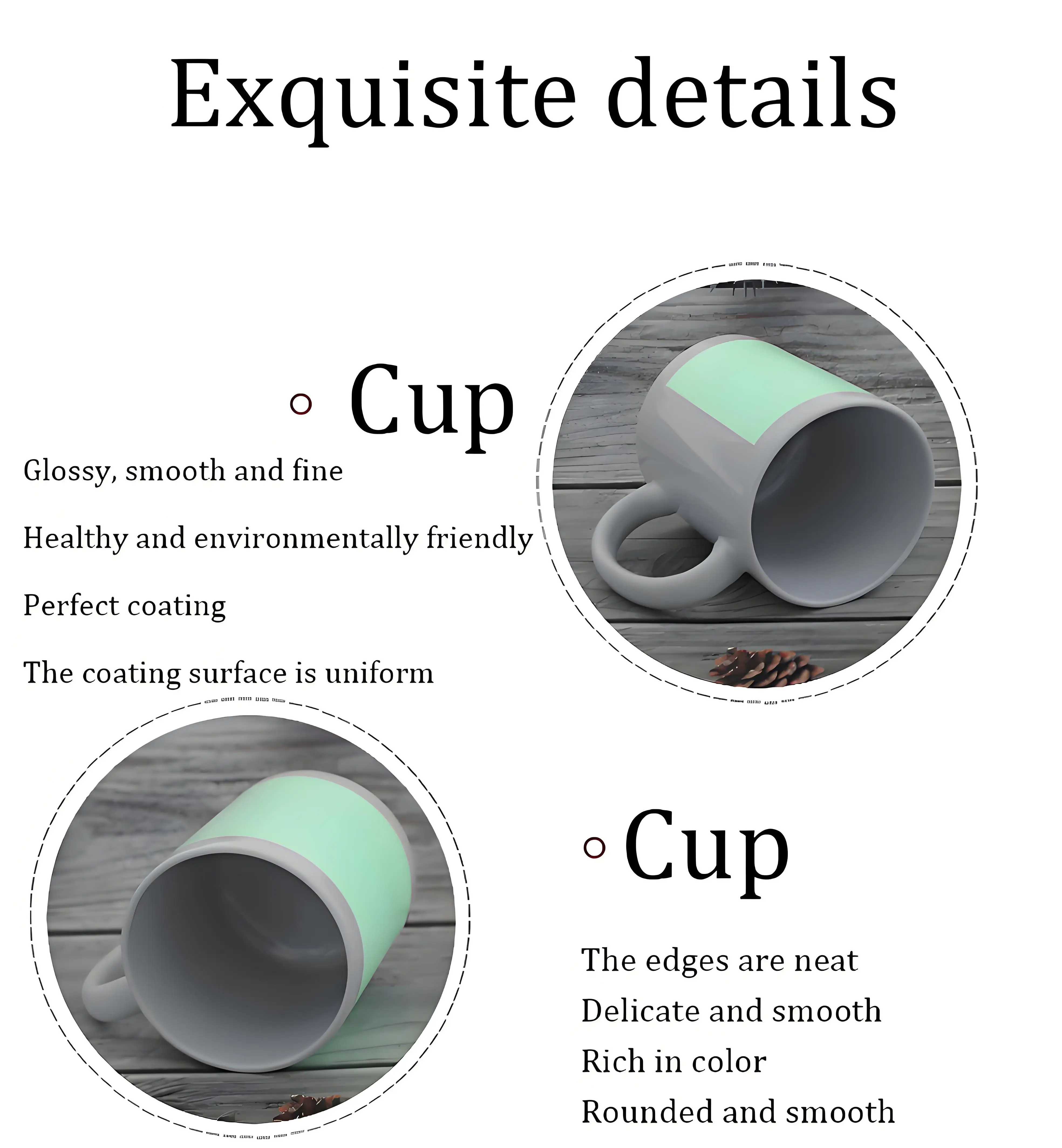 كوب قهوة مضيء مخصص مع تصميم صور شخصي، أدوات طعام للمطبخ قابلة لإعادة الاستخدام، هدية عيد الميلاد للأصدقاء والعائلة