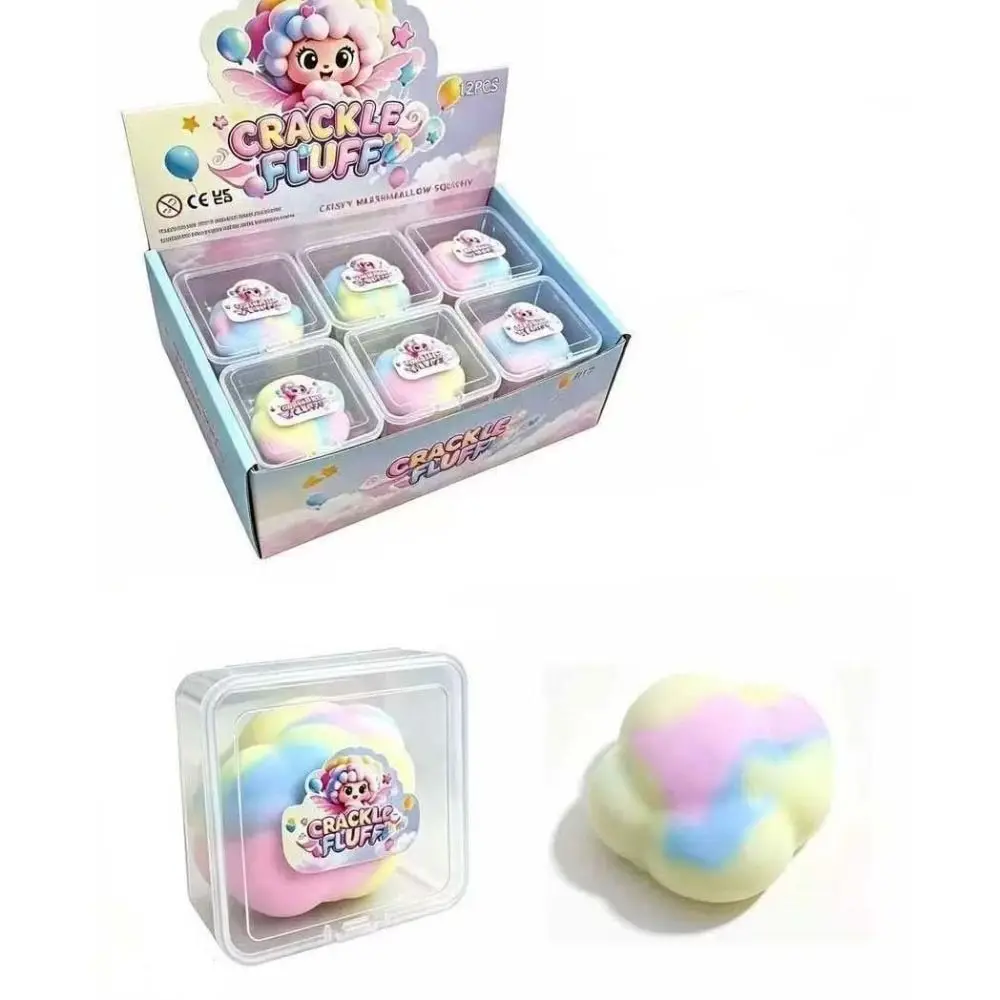 Ice Cream Wax Cracking Squeeze Dumpling Satisfying Sound Crunch Squishy Non-bounce Handmade Crispy Feel Squishy Adults
