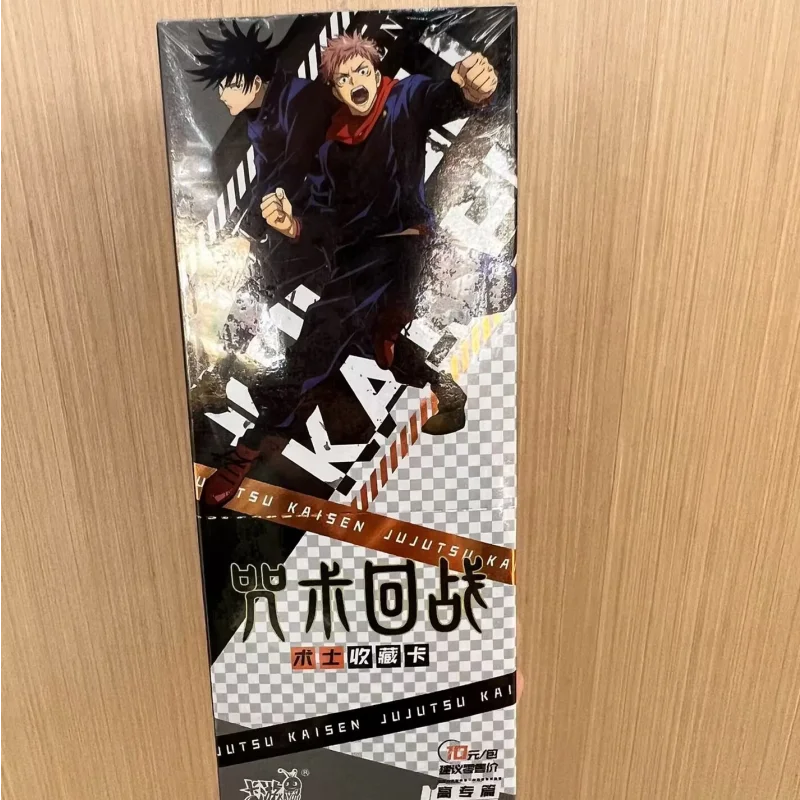KAYOU Jujutsu Kaisen 카드 Gojo Satoru Fushiguro Megumi Itadori Yuji Warlock 일본 애니메이션 캐릭터 게임 컬렉션 카드 선물