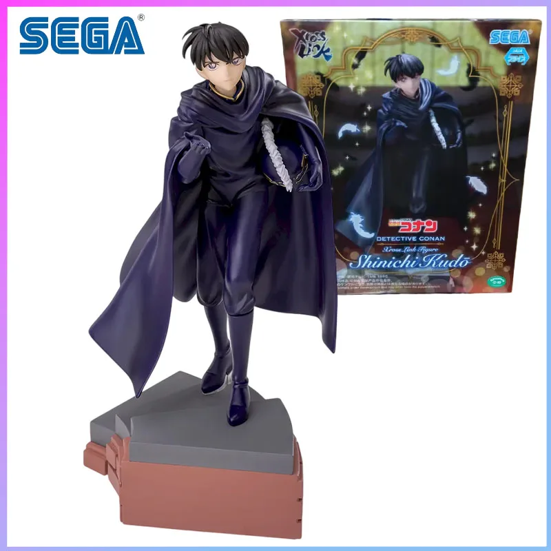 

Фигурка SEGA Detective Conan Xross Link Series Кудо Шиничи, аниме-модель, в наличии, оригинальный сборочный комплект (гараедж-кит)