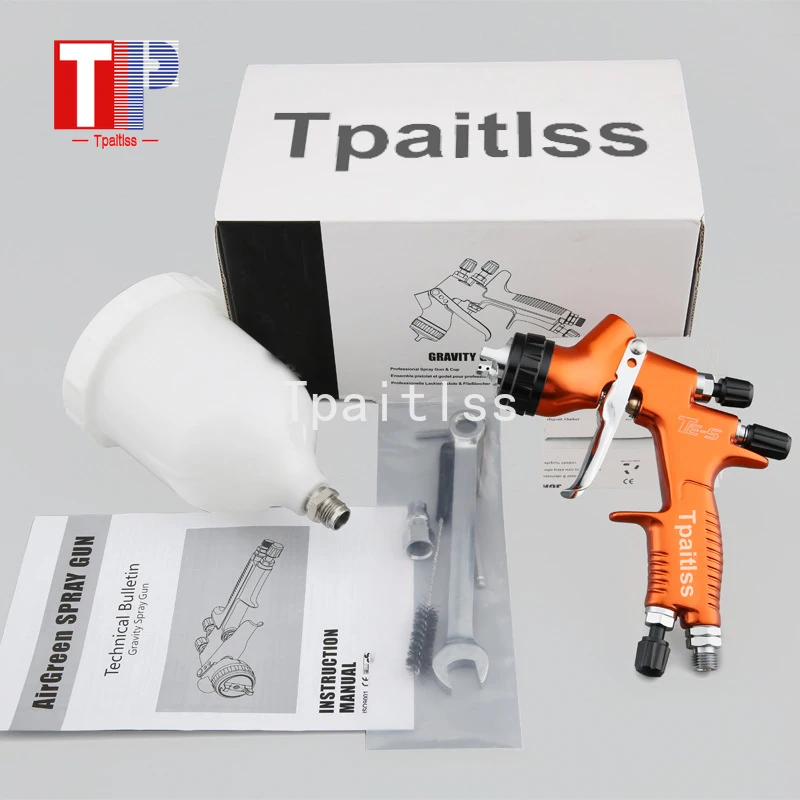 

Tpaitlss Car Spray Gun Painting High Atomization Performance Spray Gun Painting Automobile Repair Pneumatic Tools