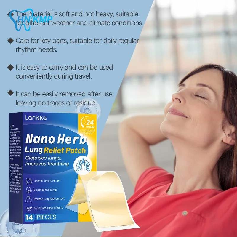 Chest Relief Patch Lung Support Soothing Herbal Formula Breath Easy Adhesive Patch for Outdoor and Indoor Activities