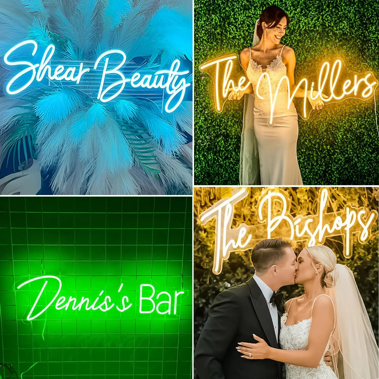 Hot Selling Customized Letter LED Neon Sign Wall Decoration for Advertising for Wedding Beauty Business Events Birthday Parties