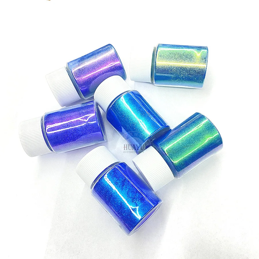 10G Jar CHAMELEON CHROME NAIL art PIGMENT Spiegel Chamäleon Pigment Chrom Pigment Pulver Spiegel Nagel Chameleon Chrom Pulver