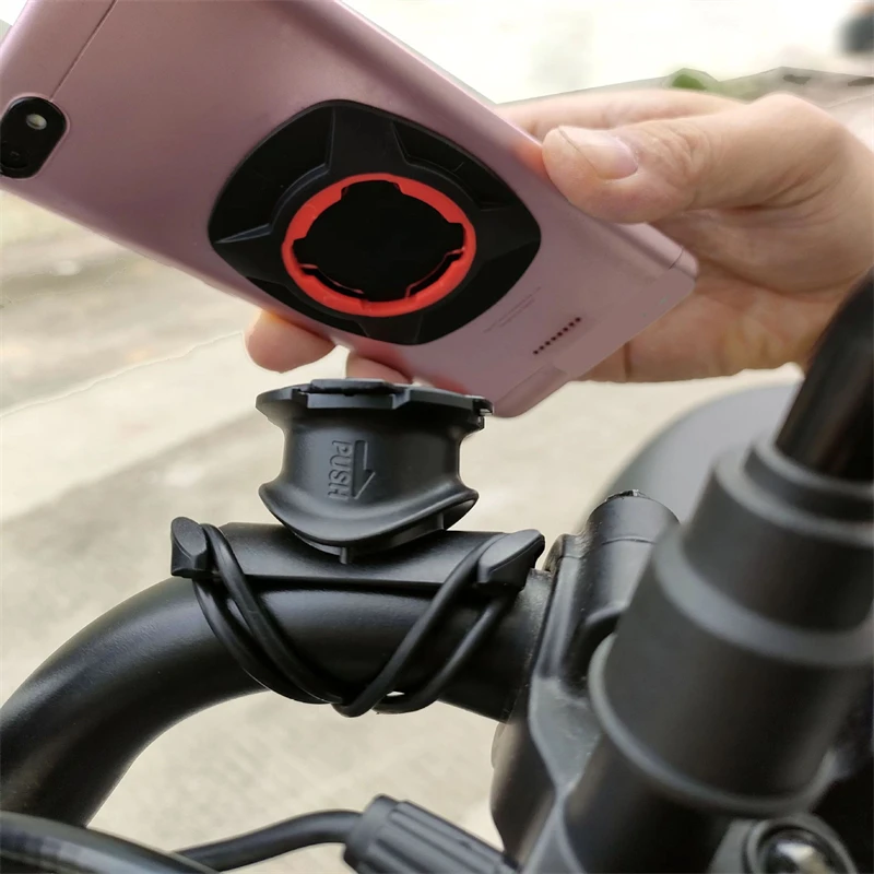 Universelle Motorrad-Handyhalterung, Verstellbarer Fahrradlenker-Halter für MTB, Roller, Smartphone, GPS-Navigationshalterung