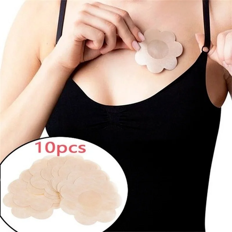 Summer Nipple Pasties Nipple Covers Women Adhesive Breast Petals Disposable Pads Female Stickers for Nipples on The Chest