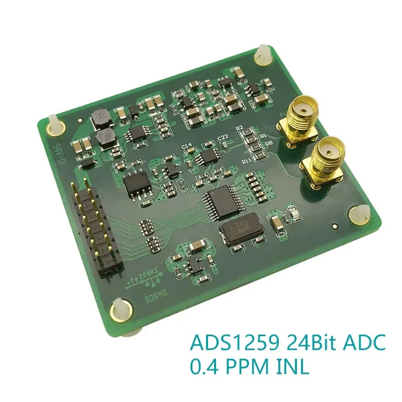 ADS1259 24-Bit High-Precision ADC Module 2.3V-12V DC Input ±12.5V Differential Signal Acquisition Board Low-Noise Data Converter