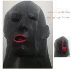 3d latex hood rubber mask gag