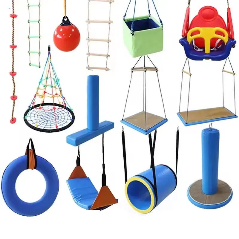 for Indoor Playground Accessories Children Vestibular Balance Sports Toys Daycare Sensory Training Swing Wholesale