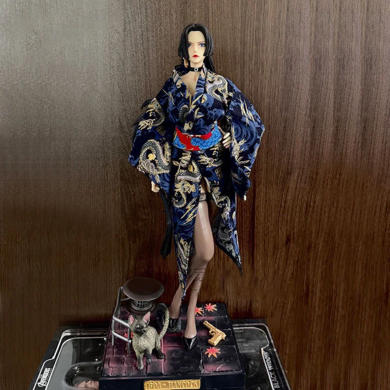 One Piece Anime Figur Uta Kimono Kaiserin Boa Hancock Hochwertiges Modell Boutique Große dekorative Desktop Szene Sammlung Spielzeug