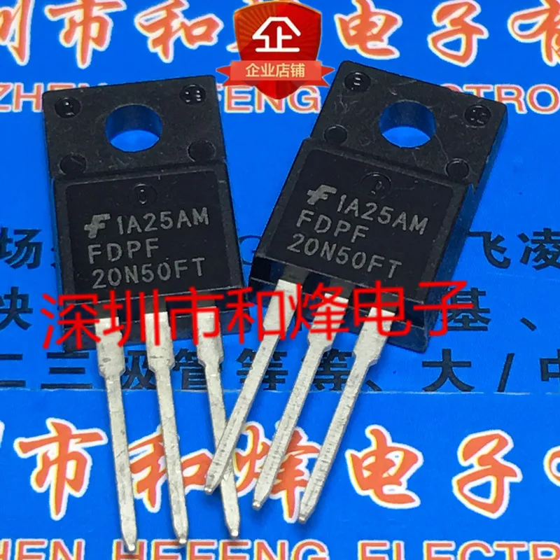 Free shipping  FDPF20N50FT  TO-220F 500V 20A     20PCS