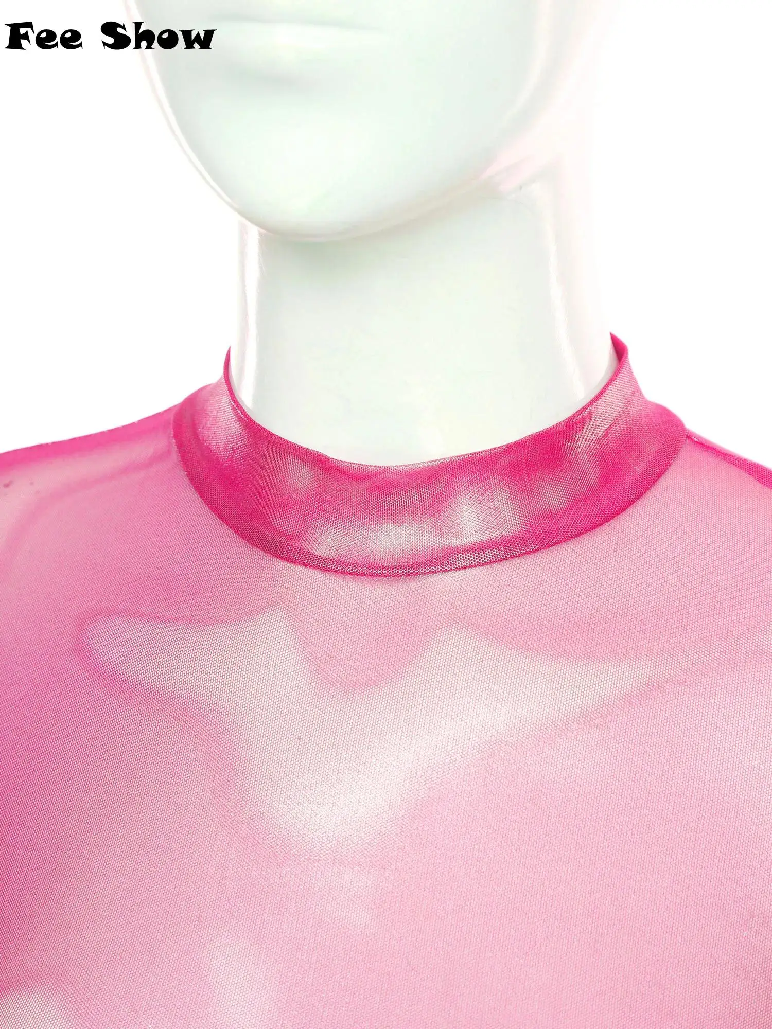 

Womens Metallic Shiny Full Body Unitard Long Sleeve Long Pants Back Zipper Catsuit Bodysuit Leggings Tights Jumpsuit Clubwear