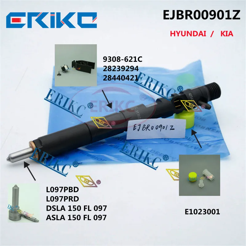 

ERIKC Injector EJBR00901Z Car Auto Fuel Common Rail Spray Nozzle 33800-4X510 33800-4X500 for HYUNDAI BONGO FRONTIER TERRACAN