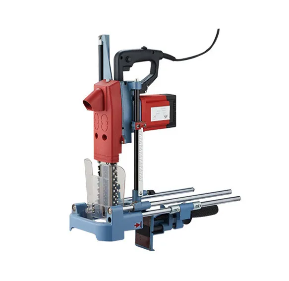 Portable Chain Drilling Tenon Mortiser for Professional Woodworking Wood Lock Hole Mortising Applications