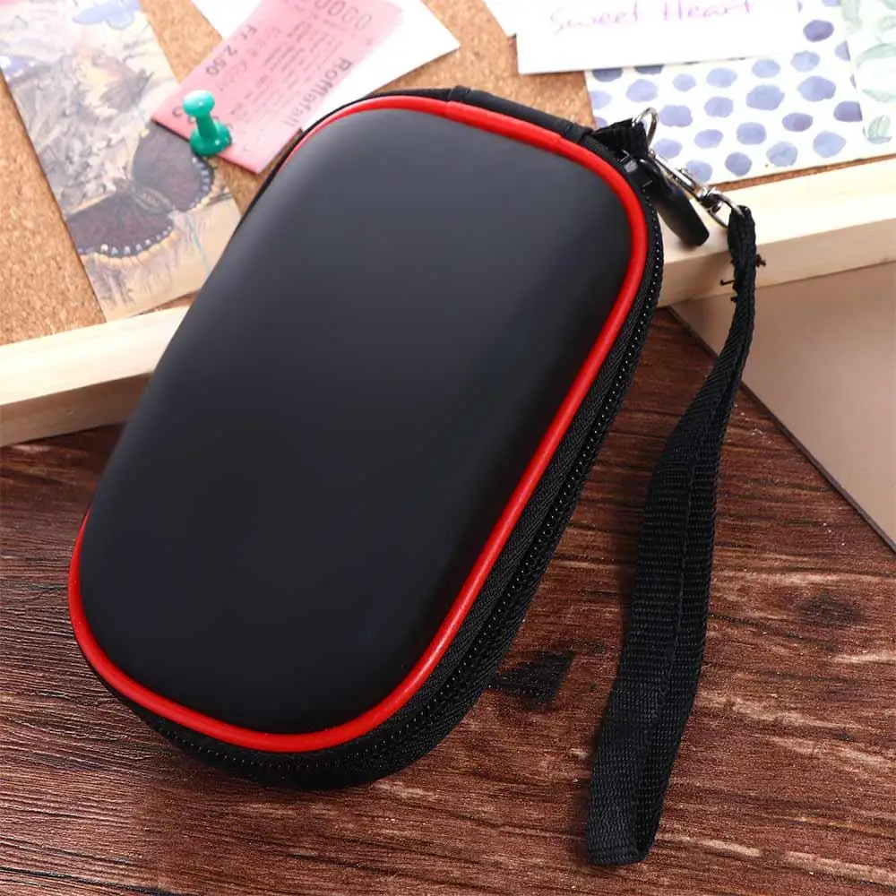 Aksesori Tikus Tas Penyimpanan Mouse Casing Keras Tahan Debu Casing Pelindung Mouse Tahan Guncangan Penutup Pembawa Mouse Game Hitam