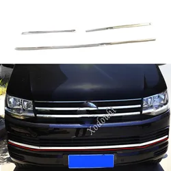 Car Body Bumper Engine Trim Front Racing Grid Grill Grille Frame 3PCs For VW Transporter (T6) Caravelle 2016 2017 2018 2019 2020
