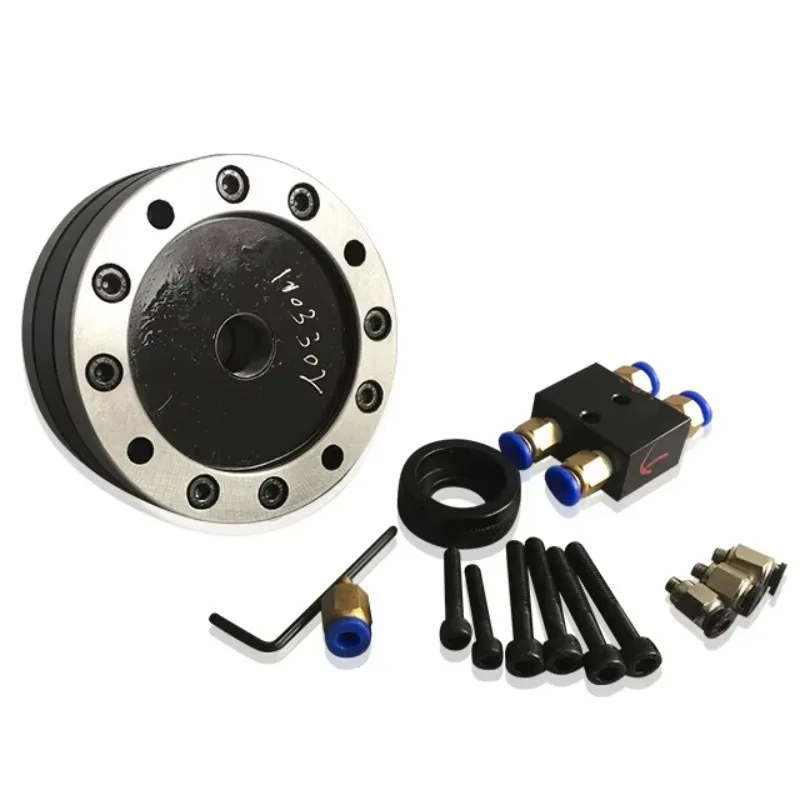 JAB Hollow Air Collet Chuck JAB15 JAB40 JAB60 Collet Lathe Power Chuck Pneumatic 5C Collet Chuck CNC