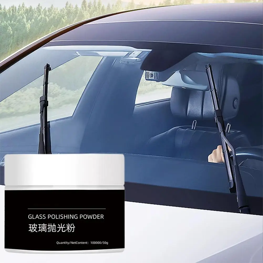 Car Window Polishing Car Oil Film Remove Car Windscreen Powder Film Cleaning Cerium Removal Glass Oxide Polish Oil Powder O8I2